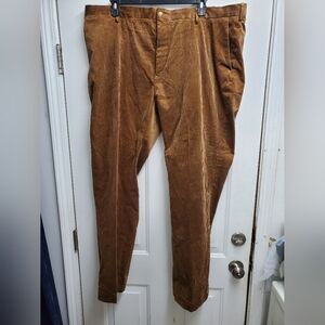 Polo Ralph Lauren Men's Brown Corduroy Pants Size 46B/35 Inseam A1CONDITION